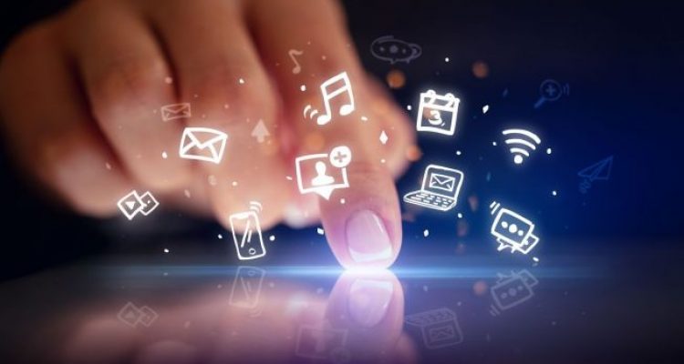 Ilustrasi akses jaringan internet.